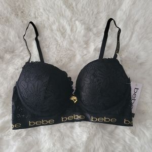 BEBE BRAND NEW GENTLE LIFT LONGLINE BRA TAG FREE SIZE 34C